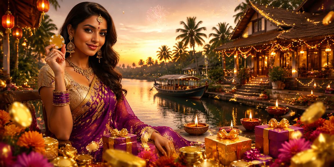 Vibrant Indian cricket and casino betting scene with enthusiastic players